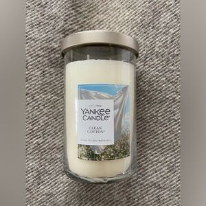 Yankee Candle clean cotton scent, large tumbler